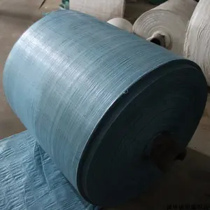 Çin ucuz boru pp dokuma çanta kumaş rulo