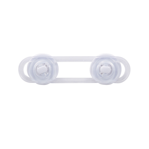 Loquets de sécurité souples et durables en plastique transparent blanc pour armoires et tiroirs, pour la sécurité des enfants, faciles <span class=keywords><strong>à</strong></span> installer - Product Image 1