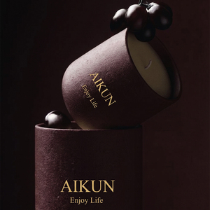 Velas Aromáticas de Soya en Frascos de Cerámica Hechas a Mano por AIKUN OEM para Meditación, Yoga y Sala de Estar - Product Image 2