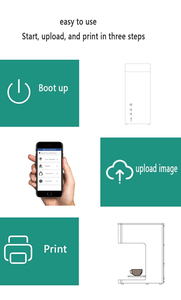 Imprimante à café à selfie Machine d'<span class=keywords><strong>impression</strong></span> de photos d'art latte portable pour les conceptions de tasses à café personnalisées dans les cafés et les restaurants - Product Image 4