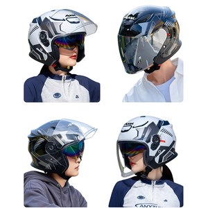 <span class=keywords><strong>Mejor</strong></span> <span class=keywords><strong>Precio</strong></span> <span class=keywords><strong>de</strong></span> alta <span class=keywords><strong>calidad</strong></span> PP motocicleta 3/4 medio <span class=keywords><strong>casco</strong></span> cascos <span class=keywords><strong>de</strong></span> motocicleta - Product Image 6