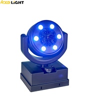 Rauchmaschine mit Beweglichem Kopf, IP65 Blasenmaschine mit LED-Effekt, Batteriebetriebener Moving Head