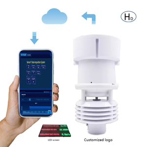 Direction de la vitesse du vent sans fil Température de l'air Humidité Pluie ET0 Extérieur 7 en 1 Système de surveillance de la station météo agricole - Product Image 1
