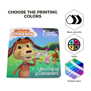 Popup personnalisé pour l'éducation préscolaire Vision Tableau d'apprentissage tactile et tactile Impression de livres <span class=keywords><strong>pop</strong></span>-<span class=keywords><strong>up</strong></span> pour les enfants - Product Image 4