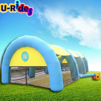 Tente de Paintball gonflable de grande structure d'arène de bunker durable en gros pour des activités extérieures annonçant des gonflables