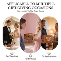 Verres à vin en cristal transparent de 13oz avec logo personnalisé gravé boîte cadeau en bois pour mariages douches nuptiales fiançailles jeunes mariés