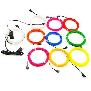 ELワイヤーネオンライトDIY装飾CE RoHSフレキシブルグローワイヤーMOQ50 - Product Image 5