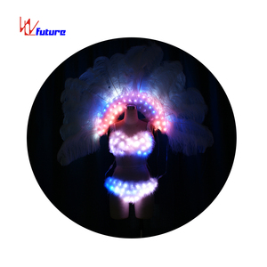 <span class=keywords><strong>Costume</strong></span> <span class=keywords><strong>da</strong></span> ballo LED Samba luminoso carnevale/t-stage costumi Sexy costumi di carnevale con piume <span class=keywords><strong>da</strong></span> <span class=keywords><strong>donna</strong></span> <span class=keywords><strong>angelo</strong></span> Plus Size - Product Image 1