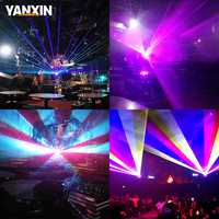 Projecteur Laser RGB d'Animation Professionnel pour Scène 5W 8W 10W ILDA DMX avec Support Suspendu pour Spectacles et Concerts