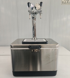 กล่องเก็บความเย็นแบบพกพา สแตนเลส รักษาสิ่งแวดล้อม สำหรับใส่เครื่องดื่ม/เบียร์ พร้อมชุดทาวเวอร์ สำหรับใช้งานกลางแจ้ง - Product Image 2