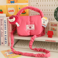 Classique grande capacité sac à bandoulière mignon Zootopia Animal en peluche avec Judy Nick fraise ours jouet animaux