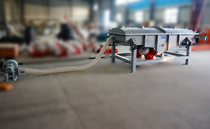 Machine horizontale d'écran vibrante de poudre chimique de carbonate de calcium de l'acier inoxydable 304 de l'élimination des impuretés 5mm et 10mm - Product Image 5