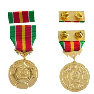 Medalla de Metal conmemorativa del Premio de los Emiratos Árabes Unidos Dubai, Arabia Saudita, Pakistán, personalizado de fábrica, con logotipo 3D, medallas de Honor con caja de cuero - Product Image 3