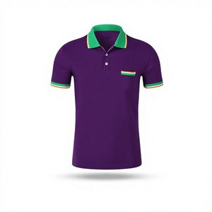 เสื้อเชิ้ตผู้ชายสีขาว คอวี แขนสั้น ผ้าฝ้าย 100% ปกและปลายแขนเสื้อสีแดง พิมพ์ลายสกรีน ผ้าถัก ยับยาก สวมใส่สบาย - Product Image 2