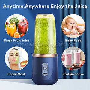 Exprimidor portátil de alta gama <span class=keywords><strong>para</strong></span> el hogar, Mini exprimidor eléctrico, máquina licuadora <span class=keywords><strong>para</strong></span> batidos, recargable por <span class=keywords><strong>USB</strong></span> <span class=keywords><strong>para</strong></span> interiores y exteriores - Product Image 4