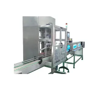 Ligne de fabrication automatique de machine d'étiquettes de remplissage d'huile de bouteille PET de pulvérisation YGM-F de machine de remplissage de pompe à engrenages d'emballage de liquide