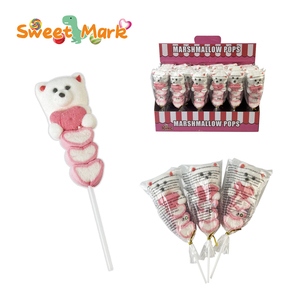 Mignon Ours et Coeur <span class=keywords><strong>Guimauve</strong></span> Sucette Bonbon Fruit Aromatisé Halal Certifié Emballé en Boîte - Product Image 2