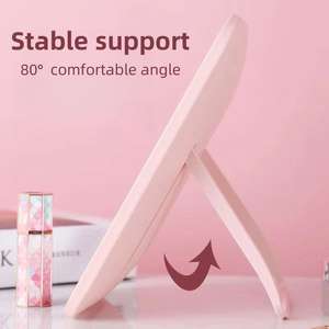 Fábrica al por mayor pantalla táctil de pie plegable tocador cosméticos <span class=keywords><strong>espejo</strong></span> maquillaje <span class=keywords><strong>espejo</strong></span> <span class=keywords><strong>con</strong></span> luz LED - Product Image 4