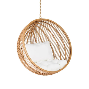 Chaise suspendue en forme de <span class=keywords><strong>nid</strong></span> d'oiseau, balançoire suspendue d'extérieur, panier en rotin, chaise à bascule, berceau paresseux, mobilier de balcon, patio en plein air - Product Image 5