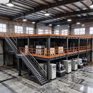 Custom Industrial Steel Platform Mezzanine Floor for Heavy Duty Storage - Product Image 4