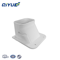 Kit de couverture décorative en PVC pour conduits de climatiseur mural sans conduit, accessoires pour mini-split et climatiseur central - Blanc décoratif