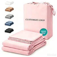 Ensemble de draps en Tencel Lyocell 100% OEKO-TEX, ensemble de literie, ensemble de couette king size