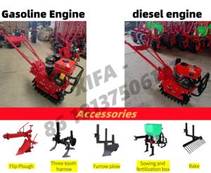 Mini Cultivadora Agrícola con Motor de Gasolina, Compacta, para Invernadero y Huerto - Product Image 3