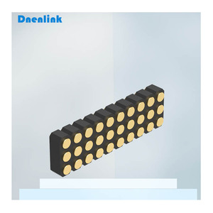 Denentech nóng bán 2.54mm Nữ máy bay h2.5mm ba hàng thẳng SMT <span class=keywords><strong>POGO</strong></span> <span class=keywords><strong>pin</strong></span> kết nối không thấm nước - Product Image 2