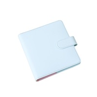 Carnet à spirales A5 A6 A7 en cuir macaron mignon, couverture rigide, organiseur/agenda pour étudiants 2025