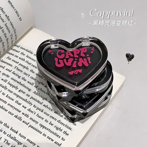 <span class=keywords><strong>Palette</strong></span> di Blush a Forma di Cuore Cappuvini, Fard Cangiante Caldo, <span class=keywords><strong>Tinta</strong></span> per Guance Naturale e Leggera, Blush in Crema - Product Image 5