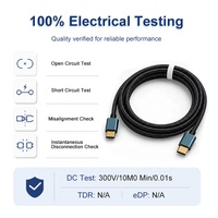 Cable HDMI a HDMI 2.1 de 8K, Ultra Alta Velocidad 48Gbps, Macho a Macho, 8K 60Hz 4K 120Hz HDR para PS5, Xbox, PC, Monitor, Proyector, Smart TV