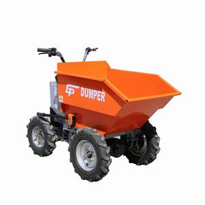 CP Manufacturing Machinery Atv Transport Micro Electric <strong>Power</strong> Rubber Solid 4 <strong>Wheels</strong> <strong>Barrow</strong> Trolley Mini Battery Dumper 300kg - Product Image 3