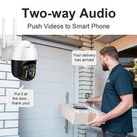 Caméra de surveillance solaire sans fil 4MP 3MP WiFi extérieure avec suivi automatique PTZ, anti-vandalisme, mini grand angle, panneau solaire 4G 7,5W