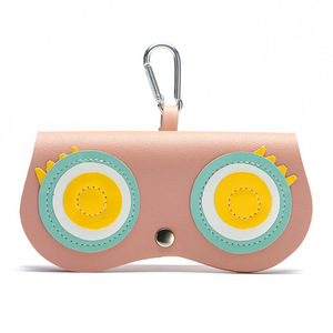 Cartoon Women Portable Sun <b>Glasses</b> Bag Eye <b>Glasses</b> Box PU Leather Eyewear <b>Case</b> Cute Sunglasses Protection Bags - Product Image 4