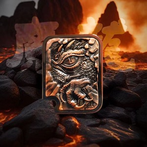 Magic Dragon Push Slider Fidget, Placa Magnética de Metal, Moneda Mecánica EDC, Juguete Sensorial Antiestrés y Anti-Ansiedad, 18+ - Product Image 1