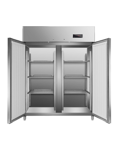 ثلاجة تجارية أوروبية ذات درجة حرارة واحدة، فريزر عمودي من الفولاذ المقاوم للصدأ، خالية من الصقيع مع تحكم رقمي للمطبخ - Product Image 3