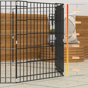 Clôture pliable en fil métallique pour <span class=keywords><strong>chien</strong></span>, parc d'exercice portable pour animaux de compagnie, utilisable en intérieur et en extérieur, vente en gros d'usine en stock - Product Image 3