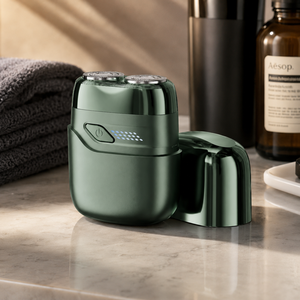 MS-378 Custom Portable Twin Blade White Rotary Face Shaving Profesional Rechargeable Mens <strong>Balls</strong> <strong>Shaver</strong> Electric <strong>Shavers</strong> <strong>for</strong> Men - Product Image 2