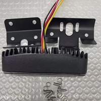 Zweifarbiges Motorrad 6 LED Stroboskoplicht Umweltfreundlich 12V/24V Neue Autos Warnzubehör Fahrzeuggrill-Zubehör