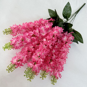 Nuovi arrivi artificiale 7 stelo Hyacinthus Bouquet Home Party <span class=keywords><strong>fiori</strong></span> decorativi san valentino festa della mamma Decor - Product Image 6