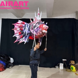 Décorations de parade, marionnettes gonflables en forme de <span class=keywords><strong>poisson</strong></span>, costumes gonflables pour adultes en forme d'animaux marins pour exposition - Product Image 1