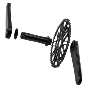 Juego de Bielas GOLDIX RIRO para <span class=keywords><strong>Bicicleta</strong></span> de Carretera, Fibra de Carbono, 165-172.5MM, Compatible con Instalación de Plato Simple/Doble, <span class=keywords><strong>Eje</strong></span> Intermedio de 29MM - Product Image 2
