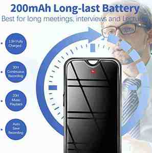 Xu hướng sản phẩm <span class=keywords><strong>2025</strong></span> OEM nhỏ gọn MP3 định dạng âm thanh ghi âm rõ ràng giọng nói di động thiết bị âm thanh - Product Image 3