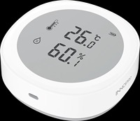 Détecteur d'hygromètre intelligent ZigBee, grand écran LCD, capteur de température et d'humidité pour la surveillance intérieure et au bureau
