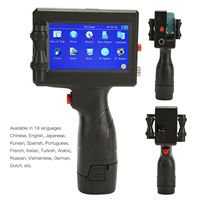 Machine de marquage à jet d'encre portable intelligente, 12,7 mm, impression de codes-barres, codes QR, images, logos, codes pulvérisés, étiquettes, 600x600 dpi