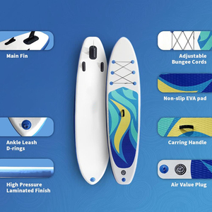 Tabla de Paddle Surf sin Esfuerzo: Tabla Premium de 126x32x6 cm de Ancho con Kit Completo, desde la Mochila hasta la Aleta - Product Image 4