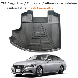 Custom Fit TPE Cargo Liner for Toyota Crown 2022 | Waterproof All Weather Trunk Mat Anti-Slip Rear Cargo Protection - Product Image 2