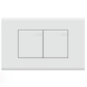 KS9006 American Standard Home Electrical 2 Gang 1/2 Way Electrical Switches And Sockets