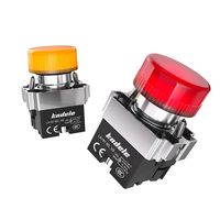 Lampu indikator tombol seri logam XB2-BV63/BV64/BV61/BV65/BV66 sakelar tombol 380V lampu indikator peralatan 6v-220V