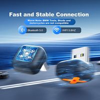 Dongle CarPlay sans fil 2 en 1 et boîte Android Auto sans fil pour CarPlay avec CarPlay/Android Auto filaire pour voiture universelle